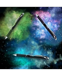 Pentel EnerGel Rtx Dark Matter, Liquid Gel Pen, 0.7mm, Assorted Ink, 6-pk