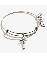 Alex and Ani Cross Charm Bangle