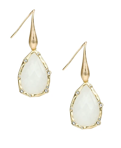 Patricia Nash Semi-Precious Stone Collection Tear Drop Earrings