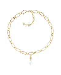 Patricia Nash Hammered Ring Collection Open Link Y Necklace