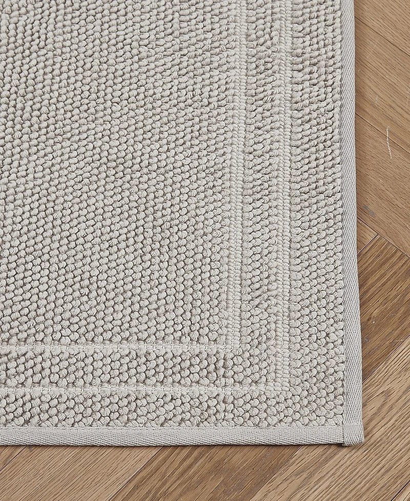 Hunter Luxe Looped Cotton Bath Mat, 20"x32"