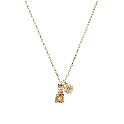 Alex and Ani Bunny Charm Necklace