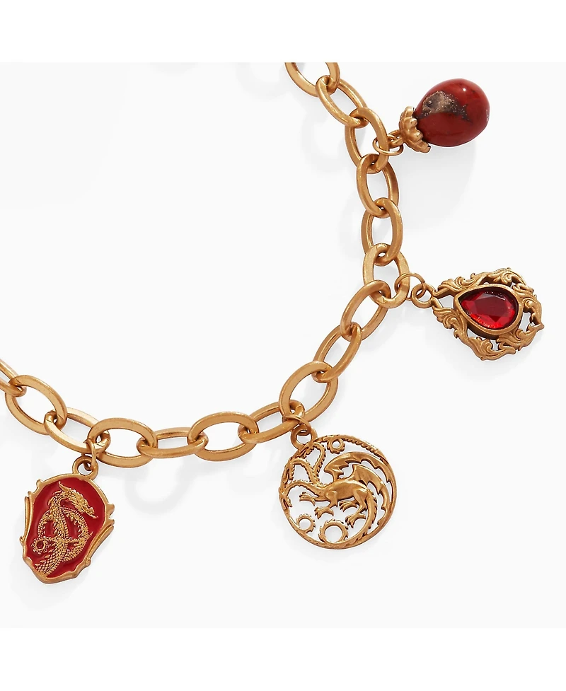 Alex and Ani House Of The Dragon Toggle Multi-Charm Bracelet