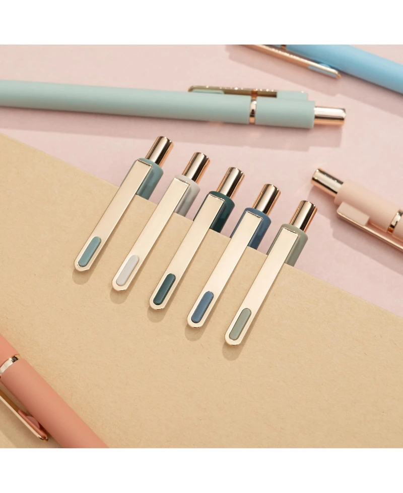 Gnuadz Gel Pens Retractable Metal Clip Office Ink Fine Point