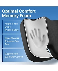 Gnuadz Seat Cushion Memory Foam Office Chair Pad Long Sitting