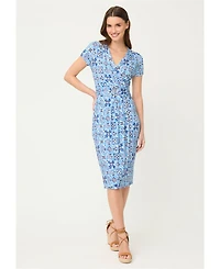 Olsen Women's Ornamental Faux Wrap Dress