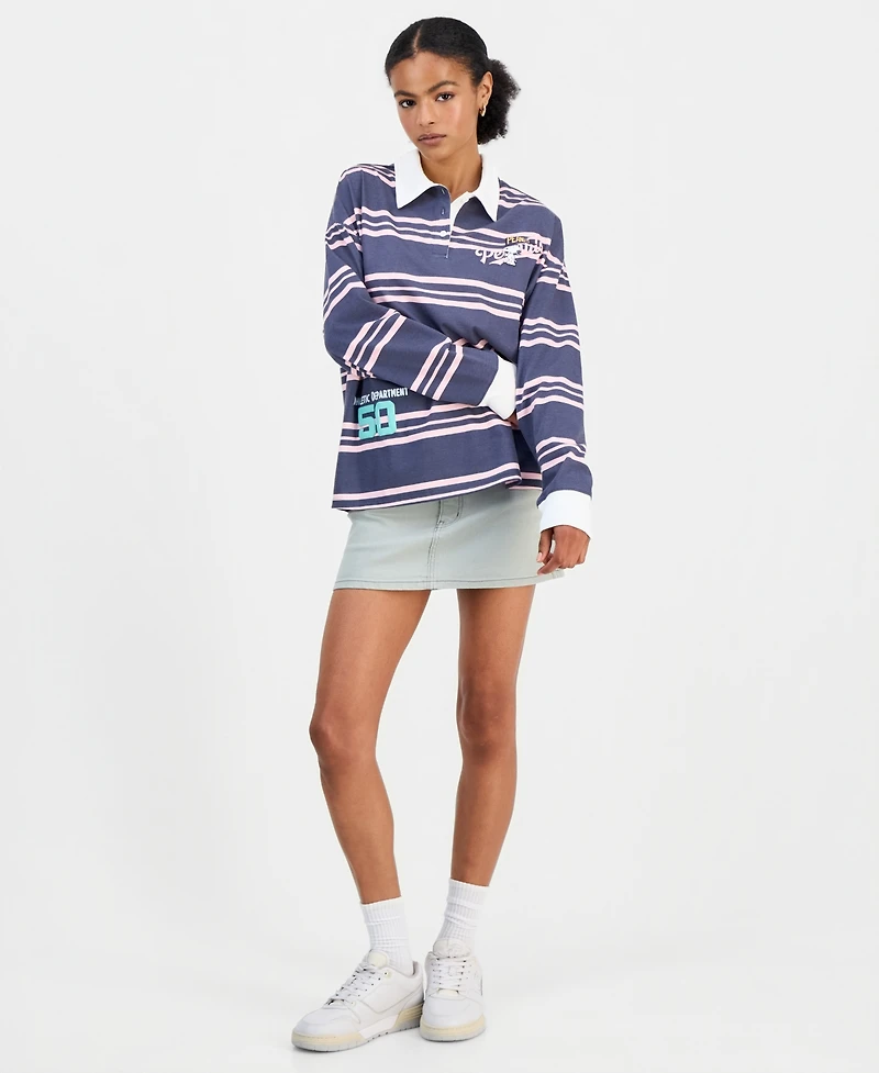 Peanuts Juniors' Striped Rugby Shirt