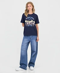 Peanuts Juniors' Social Club Graphic T-Shirt