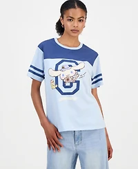 Sanrio Juniors' Cinnamoroll Varsity Graphic T-Shirt