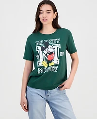 Disney Juniors' Mickey Mouse Varsity Short-Sleeve T-Shirt