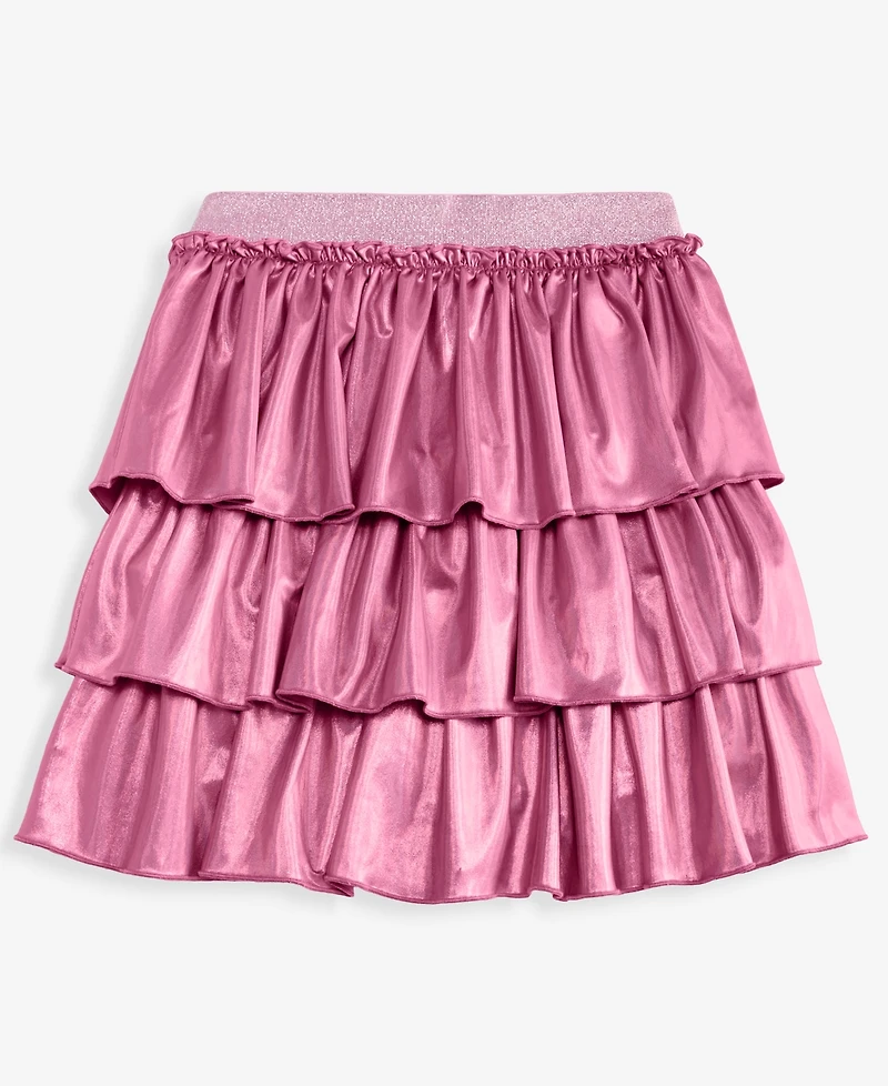 Epic Threads Girls' 5-14 Foil Ruffled Pull-On Skort, Macy's Exclusive