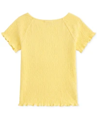 Grayson Threads Kids, The Label Big Girls' Strawberry Shortcake Short Sleeve Smocked Top