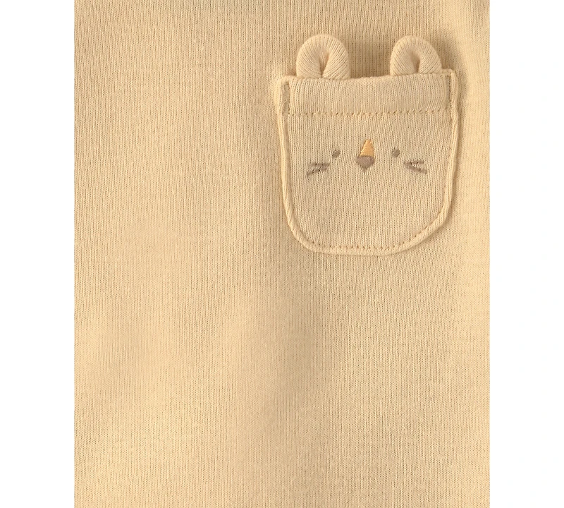 Carter's Baby Girls' and Boys' Critter Short-Sleeve Bodysuits, 5-Pack