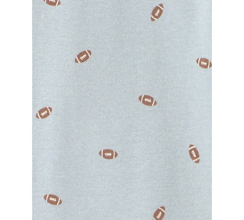 Carter's Baby Boys' Football Print Short-Sleeve Bodysuits, 5-Pack