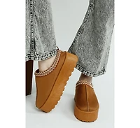 London Rag Women's Jesters Embroidered Platform Classic Slip-On