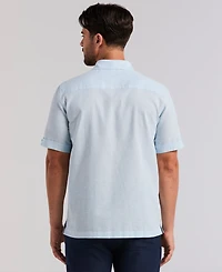 Cubavera Men's Dobby Panels Shirt