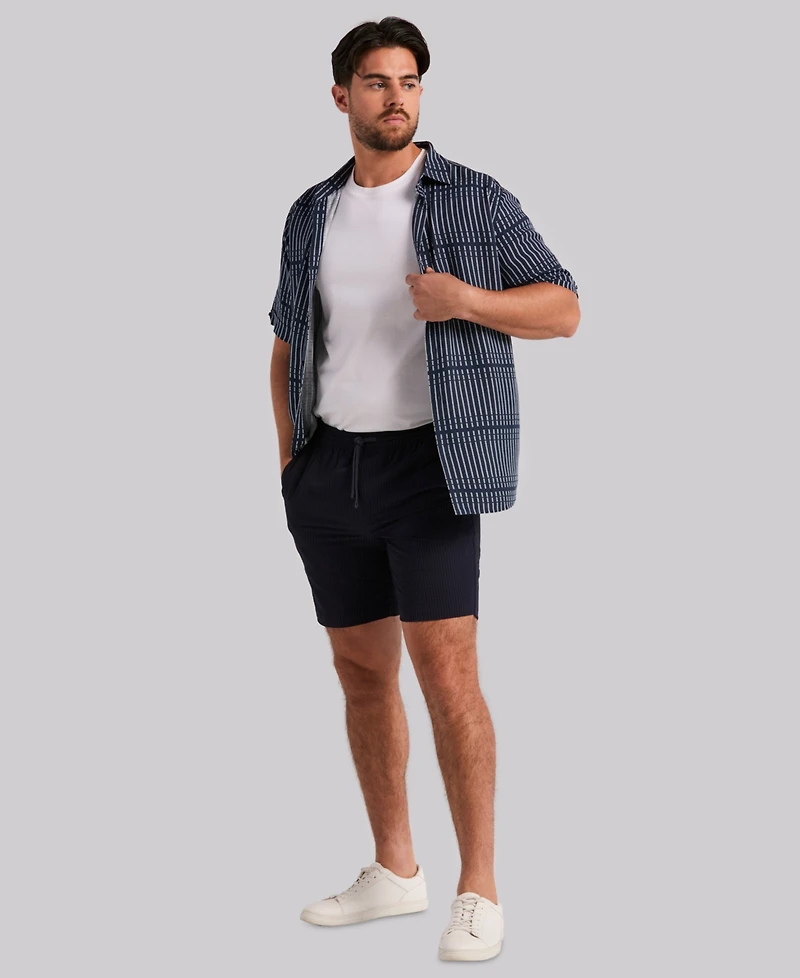 Cubavera Men's 7" Drawstring Seersucker Short