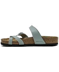 Birkenstock Women's Mayari Birko-Flor Nubuck Floral Footbed Sandals from Finish Line
