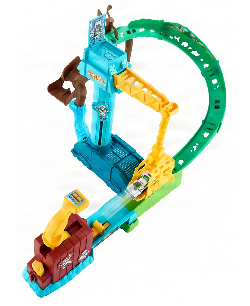 Hot Wheels Superstar Speeders Hi-Tech Buzz Lightyear's Star Command Adventure Track Set