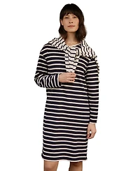 Celtic & Co. Women's and Striped Knee Length Jersey Dress
