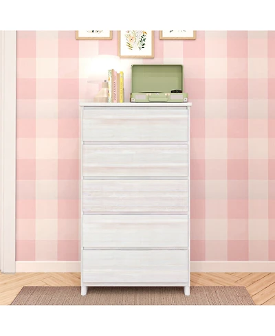 Max and Lily Farmhouse 5 Drawer Dresser.