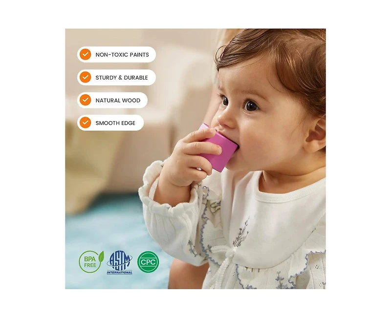 Tiny Land 9-in-1 Wooden Activity Cube - Montessori Baby Center