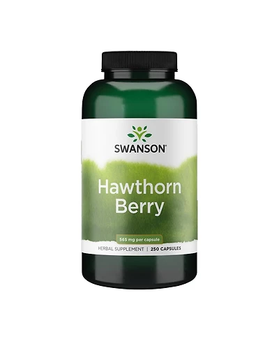 Swanson Hawthorn Berry Antioxidant, Circulation Support 250 Capsules, 565 Miligram Each