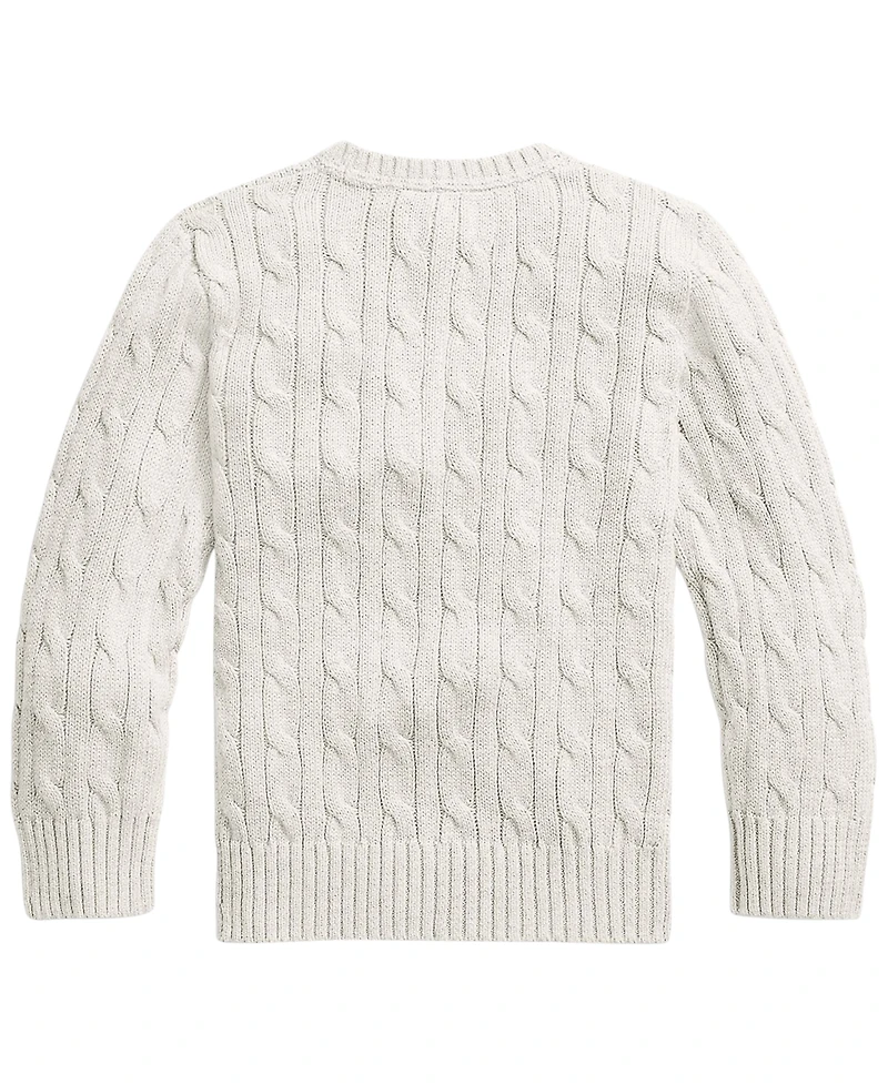 Polo Ralph Lauren Toddler and Little Boys Cable-Knit Cotton Sweater