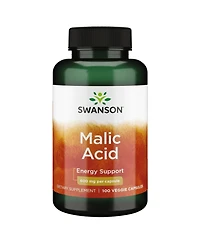 Swanson Malic Acid quality Supplement for Cellular Energy Production Supports Muscle Nourishment and Energy 100 Veggie Capsules