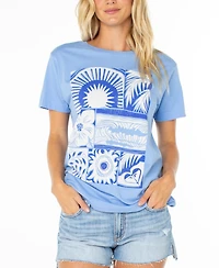 Roxy Women's Beach Things Graphic Crewneck Top