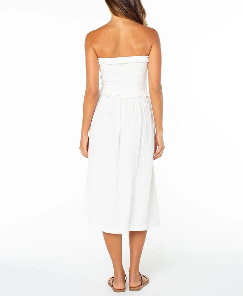 Roxy Women's Cotton Avalon Tube Midi Dress