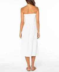 Roxy Women's Cotton Avalon Tube Midi Dress
