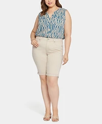 Nydj Plus Briella Roll Cuff Short with Lift Tuck Technology