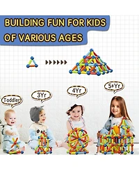 Gnuadz Magnetic Blocks Building Toys Montessori Educational Stem Learning Gifts