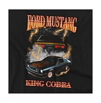 Mustang Men's Ford King Cobra Thunder Band T-Shirt