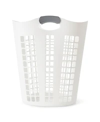 Gracious Living Easy Carry Flex 87 L Plastic Laundry Hamper (3 Pack)