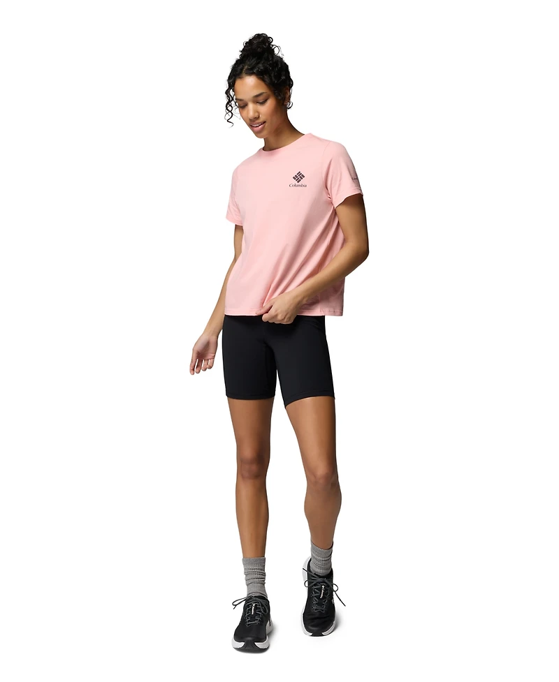 Columbia Women's Rolling Bend Graphic Short Sleeve Top