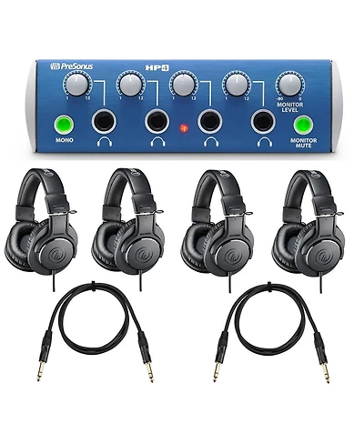 PreSonus HP4 4 Channel Headphone Distribution Amplifier