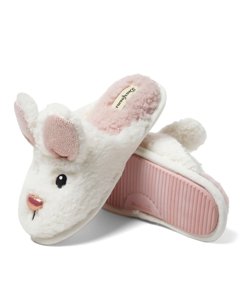 Dearfoams Women's Shay Novelty Easter Bunny Rabbit Scuff Slipper