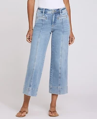 Nydj Petite Teresa Wide-Leg Ankle Jeans with Lift Tuck Technology