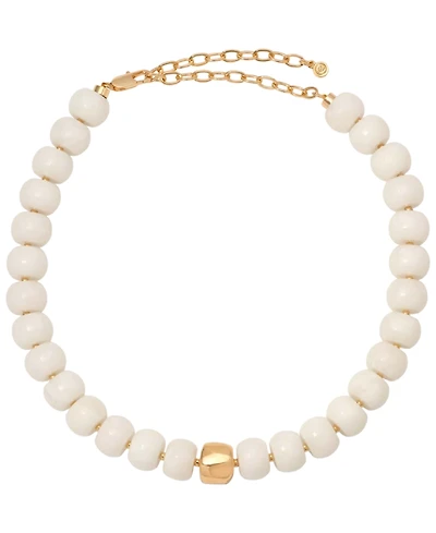 Ettika 18k Gold-Plated Power Bead Statement Necklace