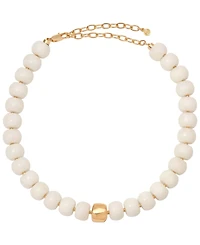 Ettika 18k Gold-Plated Power Bead Statement Necklace