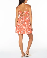 Roxy Juniors' Warm Rays V-Neck Mini Dress