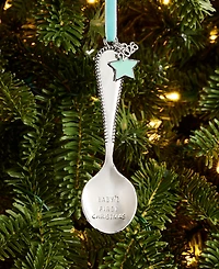 Holiday Lane Baby's First Blue Christmas Spoon 2026 Ornament, Macy's Exclusive