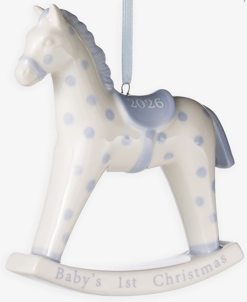 Holiday Lane Baby's First Blue Horse With Baby's 1st Christmas 2026 Ornament, Macy's Exclusive