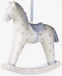 Holiday Lane Baby's First Blue Horse With Baby's 1st Christmas 2026 Ornament, Macy's Exclusive