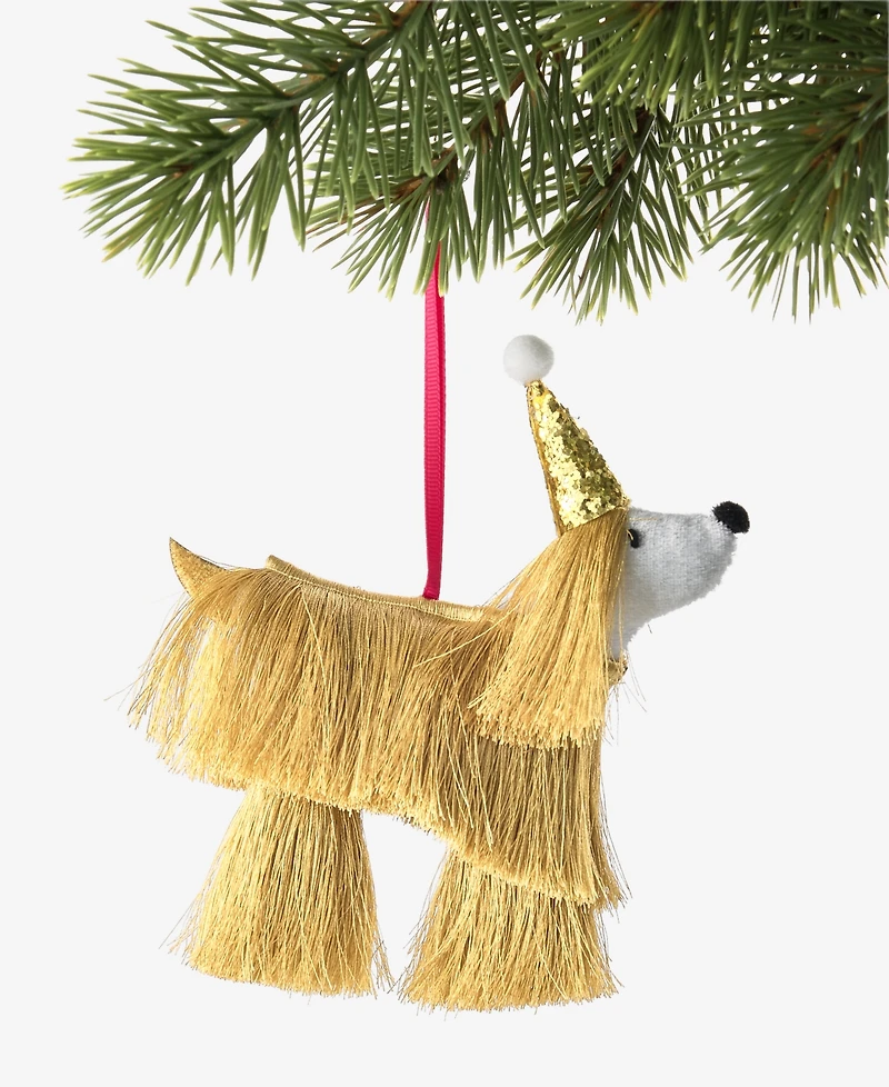 Holiday Lane Beauty Boom Fringe Poodle Ornament, Macy's Exclusive