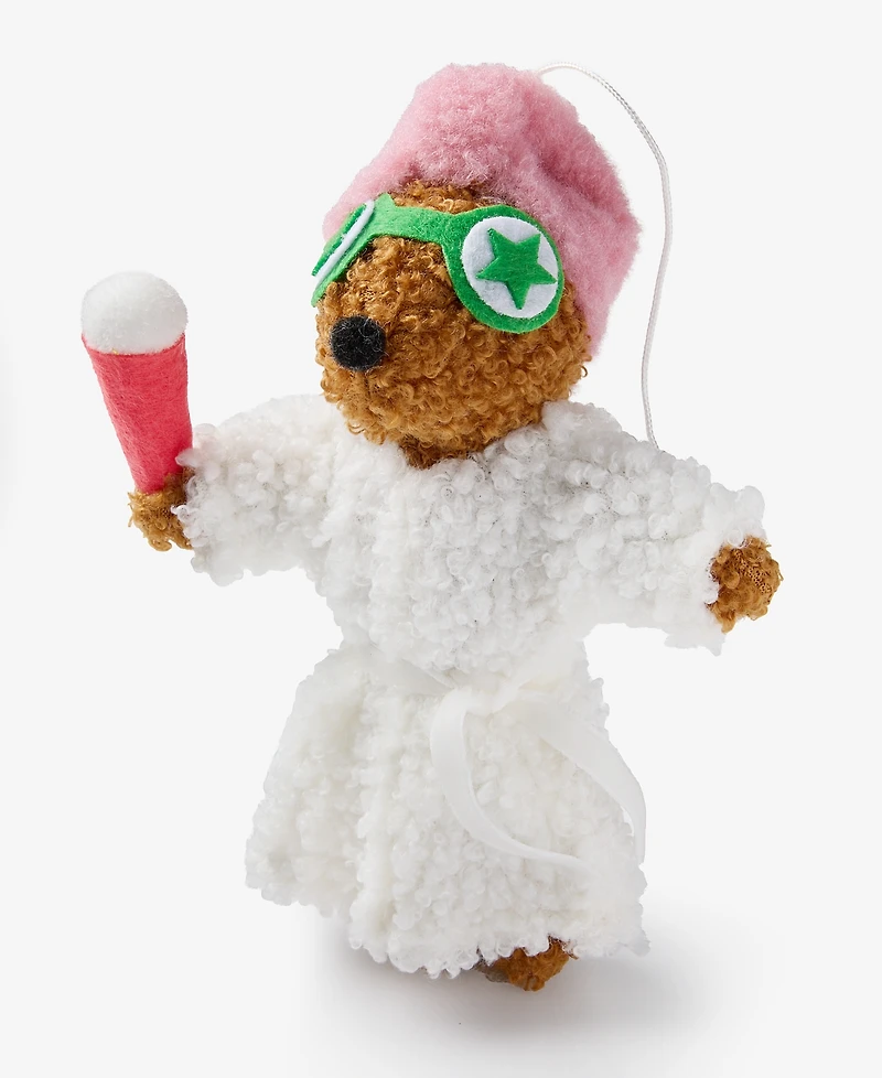 Holiday Lane Beauty Boom Felt Spa Dog Ornament, Macy's Exclusive