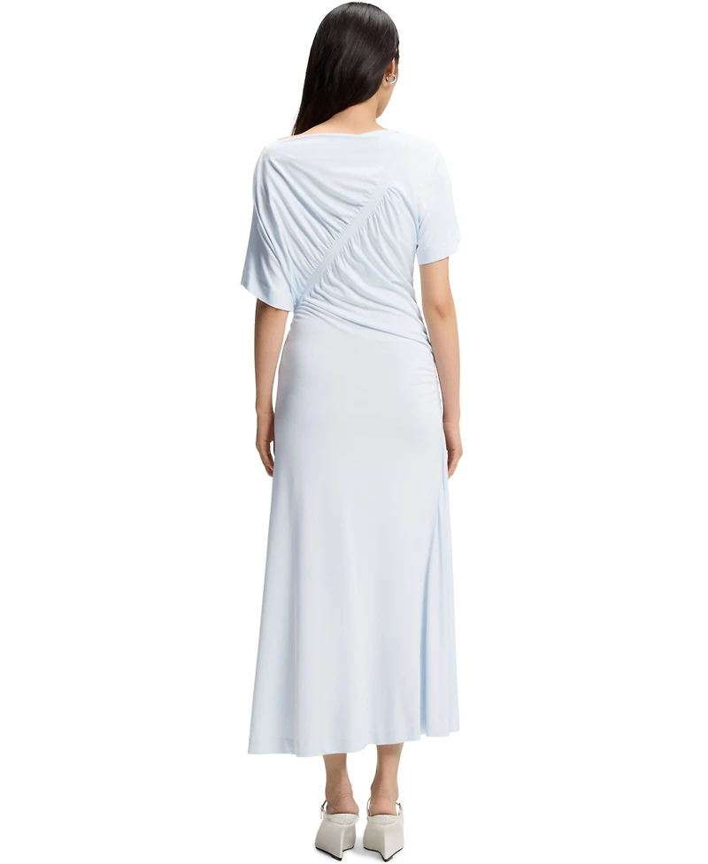 Boss by Hugo Women's Slim-Fit Gathered Detail Jersey Dress