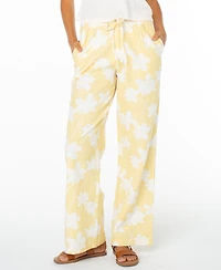 Roxy Women's Mavericks Pinstripe Relaxed-Fit Trouser Pants